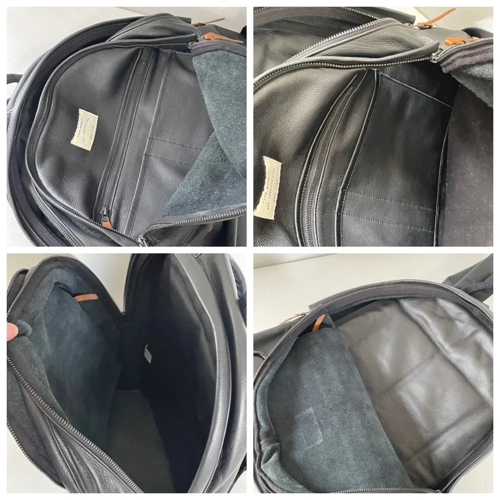 Club Monaco rare full leather large backpack heavy duty